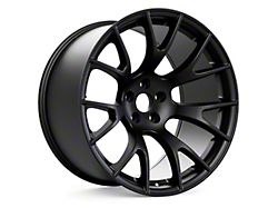 Hellcat Style Matte Black Wheel; 20x9 (06-10 RWD Charger)