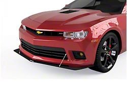 Z28 Style Front Splitter; Satin Black Vinyl (14-15 Camaro)