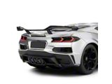 Z06 Style Rear Spoiler; Gloss Black (20-25 Corvette C8)