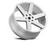 Strada Coda Brushed Face Silver Wheel; 20x8.5 (06-10 RWD Charger)
