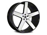 Strada Perfetto Gloss Black Machined Wheel; 20x9.5 (06-10 RWD Charger)