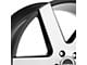 Strada Coda Gloss Black Machined Wheel; 20x8.5 (08-23 RWD Challenger, Excluding Widebody)
