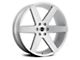 Strada Coda Brushed Face Silver Wheel; 20x8.5 (11-23 RWD Charger, Excluding Widebody)