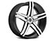 Strada Domani Gloss Black Machined Wheel; 20x8.5 (11-23 RWD Charger, Excluding Widebody)