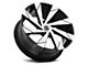 Strada Moto Gloss Black Machined Wheel; 20x8.5 (11-23 RWD Charger, Excluding Widebody)