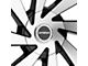 Strada Moto Gloss Black Machined Wheel; 20x8.5 (11-23 RWD Charger, Excluding Widebody)