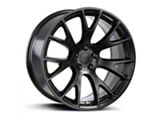 Strada OE Replica Hellcat Stealth Black Wheel; 22x9; 18mm Offset (08-23 RWD Challenger, Excluding Widebody)