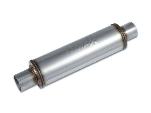 Street Series Street Max Straight Through Muffler; 6x18-Inch Round Body; 3-Inch Inlet/3-Inch Outlet (Universal; Some Adaptation May Be Required)