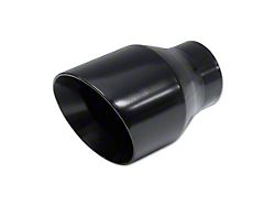 Street Series Street Style Angle Cut Exhaust Tip; 4-Inch; Black (Fits 2.50-Inch Tailpipe)