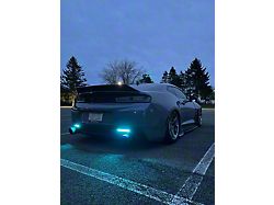 Striker Lights RGB Rear Reflectors; Smoked (16-24 Camaro)