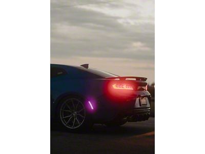 Striker Lights RGB Side Markers; Smoked (16-24 Camaro)