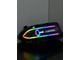 Striker Lights RGB Flow Series Headlights; Matte Black Housing; Clear Lens (15-23 Charger w/ Factory Halogen/LED Headlights)