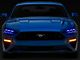 Striker Lights RGB Flow Series S650 Style Headlights with Standard Controller; Matte Black Housing; Clear Lens (18-23 Mustang GT, EcoBoost)