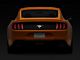 Striker Lights RGB Standard Euro Tail Lights; Black Housing; Clear Lens (15-23 Mustang)