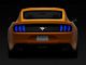 Striker Lights RGB Standard Euro Tail Lights; Black Housing; Clear Lens (15-23 Mustang)