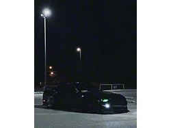 Striker Lights RGBW Blacked Out Series Headlights; Matte Black Housingl Clear Lens (18-23 Mustang GT, EcoBoost)