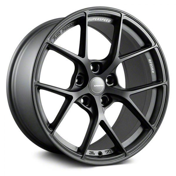 Superspeed Wheels Mustang RF05RR Matte Gunmetal Wheel; 18x8.5 ...