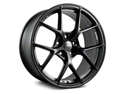 Superspeed Wheels RF05RR Matte Black Wheel; 19x8.5; 35mm Offset (10-15 Camaro, Excluding Z/28 & ZL1)