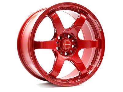 Superspeed Wheels RF06RR Hyper Red Wheel; 18x8.5 (2024 Mustang EcoBoost w/o Performance Pack)