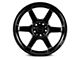 Superspeed Wheels RF06RR Matte Black Wheel; 18x8.5 (2024 Mustang EcoBoost w/o Performance Pack)