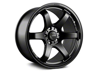 Superspeed Wheels RF06RR Matte Black Wheel; 18x9.5 (2024 Mustang EcoBoost w/o Performance Pack)