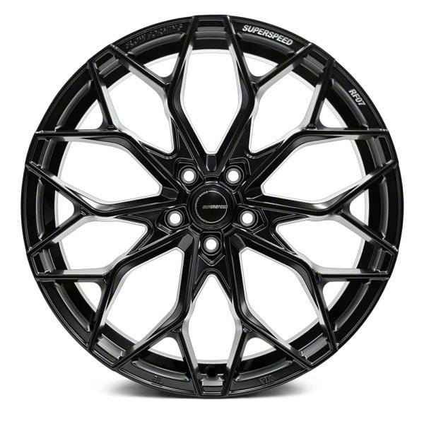 Superspeed Wheels Camaro RF07 Matte Black Wheel; 20x9; 30mm Offset ...