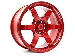 Superspeed Wheels RF06RR Hyper Red Wheel; 18x9.5; 38mm Offset (15-23 Mustang EcoBoost w/o Performance Pack, V6)