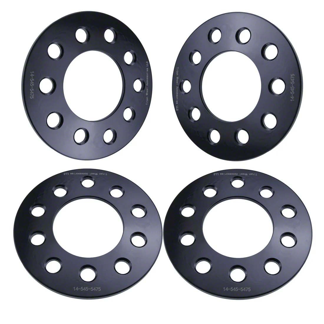 Titan Wheel Accessories Camaro 1/4-Inch Wheel Spacers; Set of Four t-14 ...