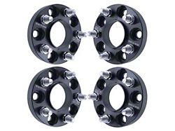 Titan Wheel Accessories 1-Inch Hubcentric Wheel Spacers; Set of Four (94-14 Mustang)