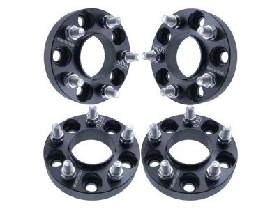 Titan Wheel Accessories 1.25-Inch Hubcentric Wheel Spacers; Set of Four (94-14 Mustang)