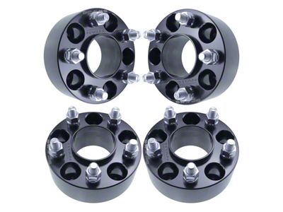 Titan Wheel Accessories 2-Inch Hubcentric Wheel Spacers; Set of Four (94-14 Mustang)