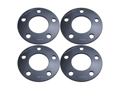Titan Wheel Accessories 5mm Hubcentric Wheel Spacers; Set of Four (94-24 Mustang)