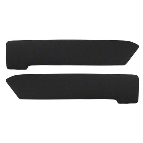 TMI Mustang Door Panel Inserts; Tweed Black 10-7307-70 (87-93 Mustang ...