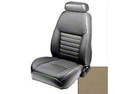 TMI OEM Style Seat Front and Rear Seat Upholstery Kit; Medium Parchment Vinyl (1999 Mustang GT Convertible, Cobra Convertible)