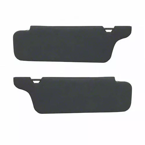 TMI Mustang Sun Visors without Mirrors; Dark Graphite Cloth 21-76004 ...