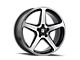 Touren TF96 Gloss Black Machined Wheel; 20x9 (05-09 Mustang)