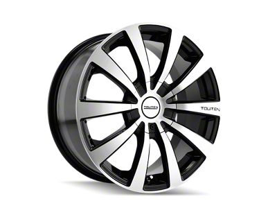 Touren TR3 Gloss Black Machined Wheel; 18x8 (05-09 Mustang GT, V6)