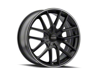 Touren TR60 Matte Black Wheel; 18x8 (05-09 Mustang GT, V6)