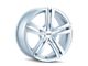 Touren TR62 Gloss Hyper Silver Machined Wheel; 18x7.5 (05-09 Mustang GT, V6)