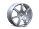 Touren TR65 Gloss Silver Wheel; 17x7.5 (05-09 Mustang GT, V6)