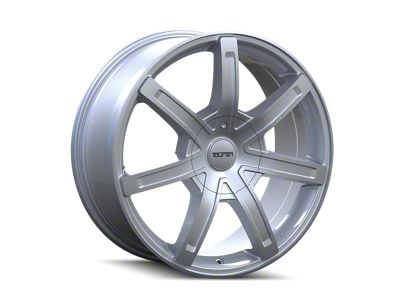 Touren TR65 Gloss Silver Wheel; 17x7.5 (05-09 Mustang GT, V6)