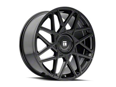 Touren TR66 Gloss Black Wheel; 17x8 (05-09 Mustang GT, V6)