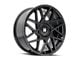 Touren TR66 Gloss Black Wheel; 18x8 (05-09 Mustang)