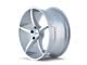 Touren TR70 Gloss Silver Milled Wheel; 18x8 (05-09 Mustang)