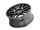 Touren TR74 Matte Black Wheel; 17x8 (05-09 Mustang GT, V6)