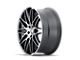 Touren TR75 Matte Black Brushed with Dark Wheel; 18x8 (05-09 Mustang GT, V6)