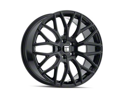 Touren TR76 Gloss Black Wheel; 17x8; 35mm Offset (05-09 Mustang GT, V6)