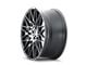 Touren TR78 Matte Black Brushed with Dark Wheel; 18x8 (05-09 Mustang GT, V6)