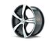 Touren TR9 Gloss Black Machined Wheel; 17x7 (05-09 Mustang GT, V6)