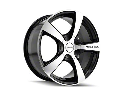 Touren TR9 Gloss Black Machined Wheel; 18x8 (05-09 Mustang)